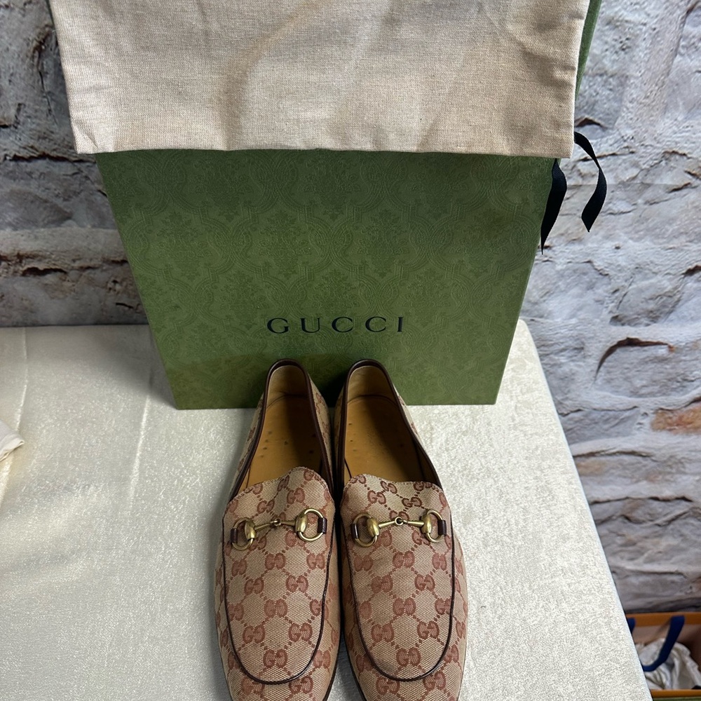 Gucci Men's Brown Loafers Size 9.5 - Picture 2 of 7